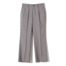 SHIPS Primary Navy Label:トロピカルウールストレートパンツ