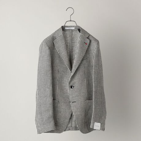 FUGATO：リネン ハウンドトゥース ジャケット | シップス(SHIPS 