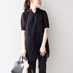 手洗い可能〉カットジャガードシフォン2WAYチュニック◇ | シップス 