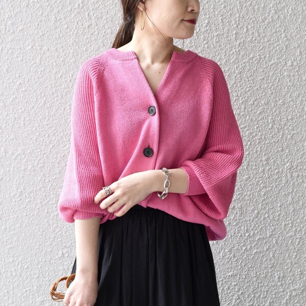 SHIPS for women / シップスウィメン 〈手洗い可能〉ペーパー コットン カーディガン ◇ SHIPS｜SHIPS: コットン/リネン サマーニット シアー V