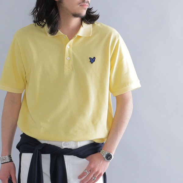 ＳＨＩＰＳ別注】： Ｌｙｌｅ＆Ｓｃｏｔｔ ワンポイント ロゴ 鹿の子