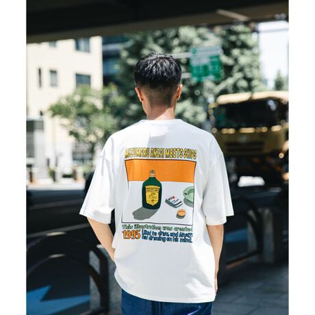 ｓｈｉｐｓ アート モチーフ プリント ｔシャツ 安西水丸 シップス Ships ファッション通販 マルイウェブチャネル