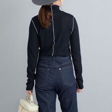 〈手洗い可能〉ドライタッチ リブ タートル