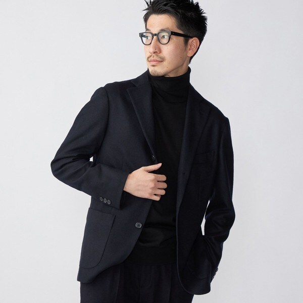 【2回着】 SHIPS バランサーキュラー ウール ジャージー 3B ジャケット SHIPS： バランサーキュラー ジャージー 無地 ジャケット