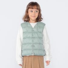 【WEB限定】TAION:100～150cm / キッズ インナー ダウン ベスト