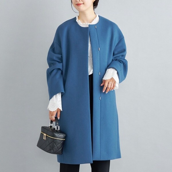 MANTECO ノーカラー ミディコート◇ | シップス(SHIPS) | マルイウェブ