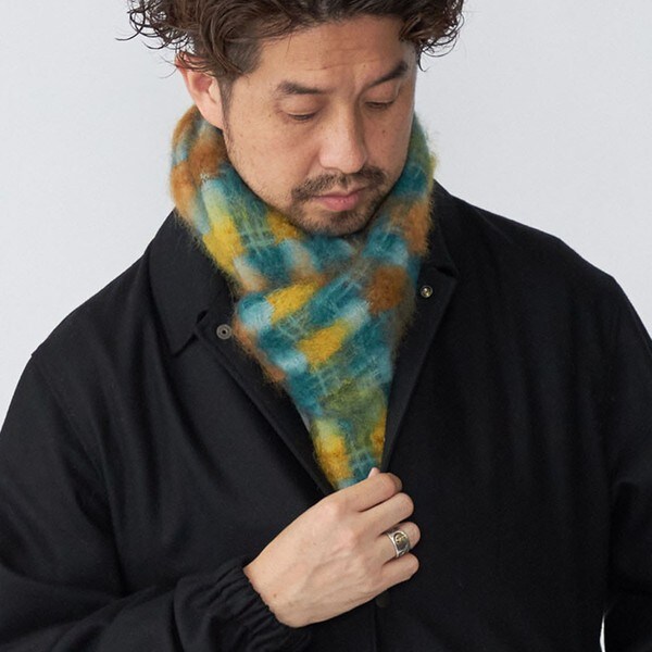 モヘア mohair マフラー グラデーション MANTAS EZCARAY