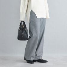 シップス(SHIPS)の〈手洗い可能〉両面起毛ドロストパンツ ◇