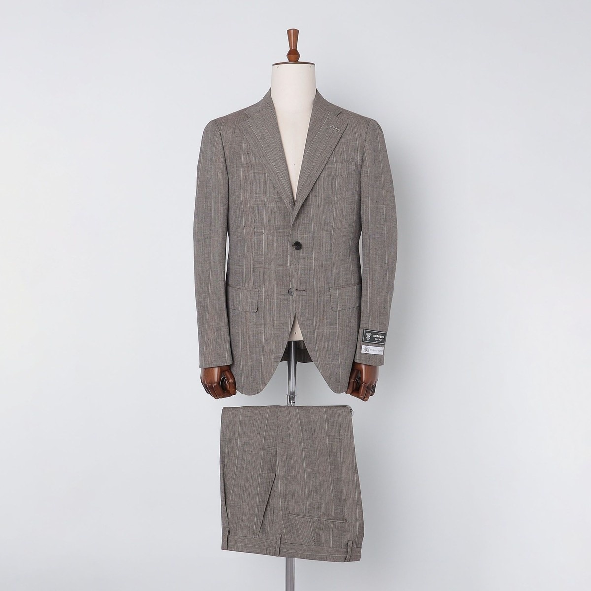 美品 SHIPS シップス 春夏 セットアップ ドーメル グレンチェック 美品 SHIPS シップス 春夏 セットアップ ドーメル グレンチェック