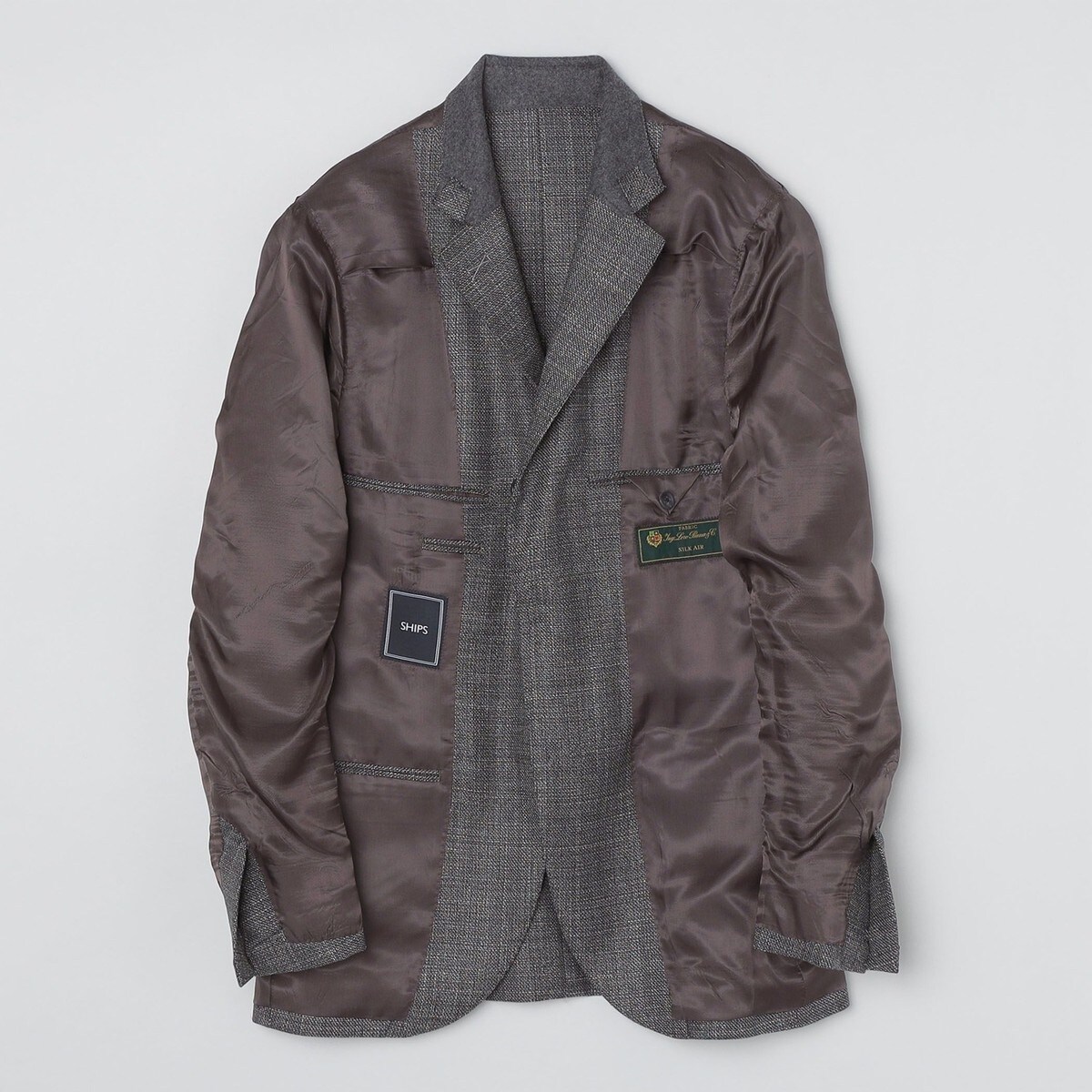 SHIPS: LORO PIANA FABRIC シルク エアー ジャケット | シップス