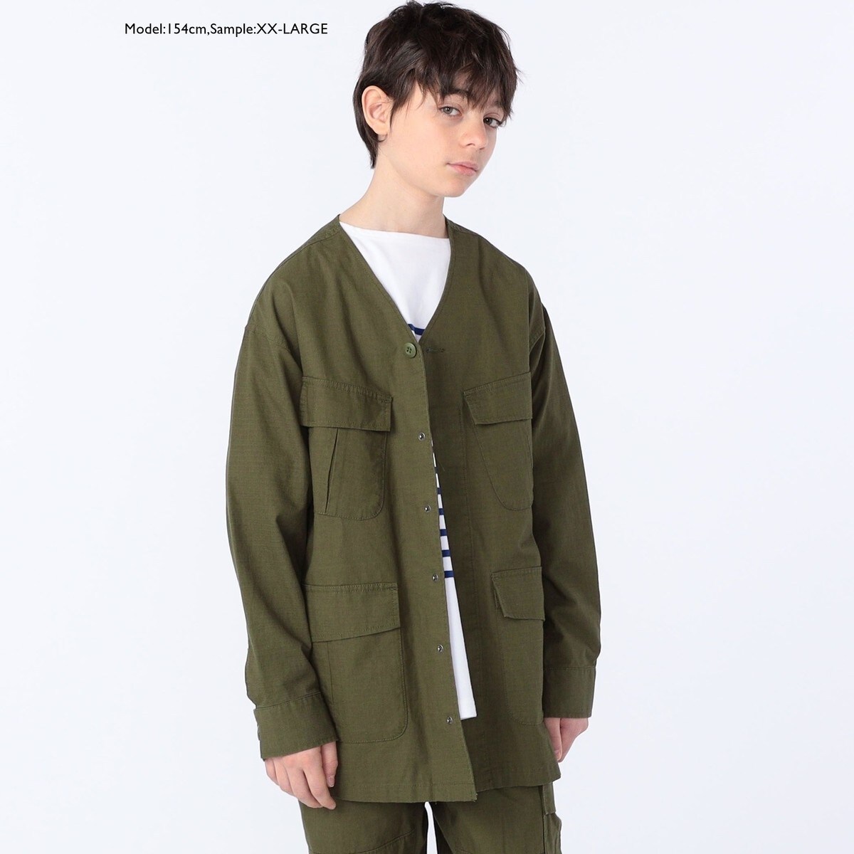 SHIPS KIDS別注】GOLDENMILLS:145～170cm / ファティーグ ジャケット