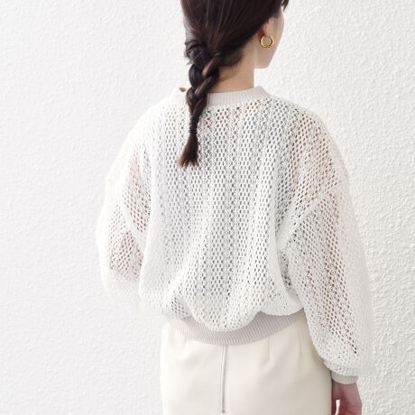 手洗い可能〉クロシェ レース プルオーバー◇ | シップス(SHIPS  