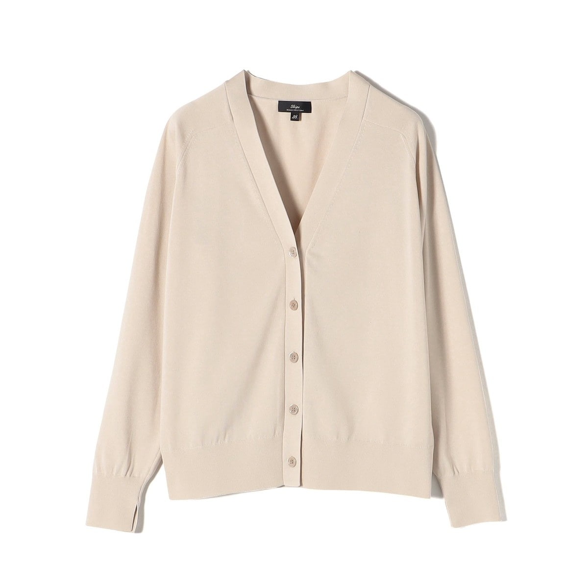 SHIPS Primary Navy Label:〈手洗い可能〉Vネック カーディガン