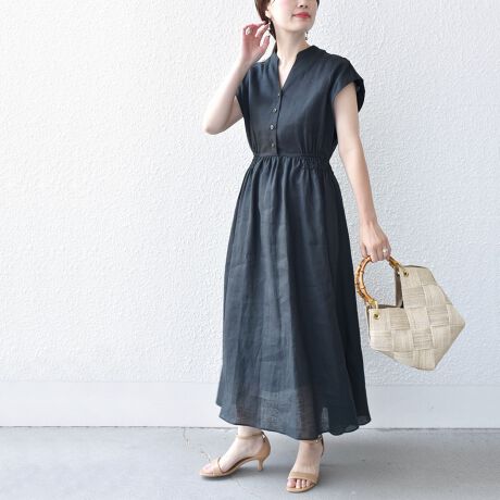 手洗い可能〉テレデラン ウエスト ギャザー ワンピース◇ | シップス  