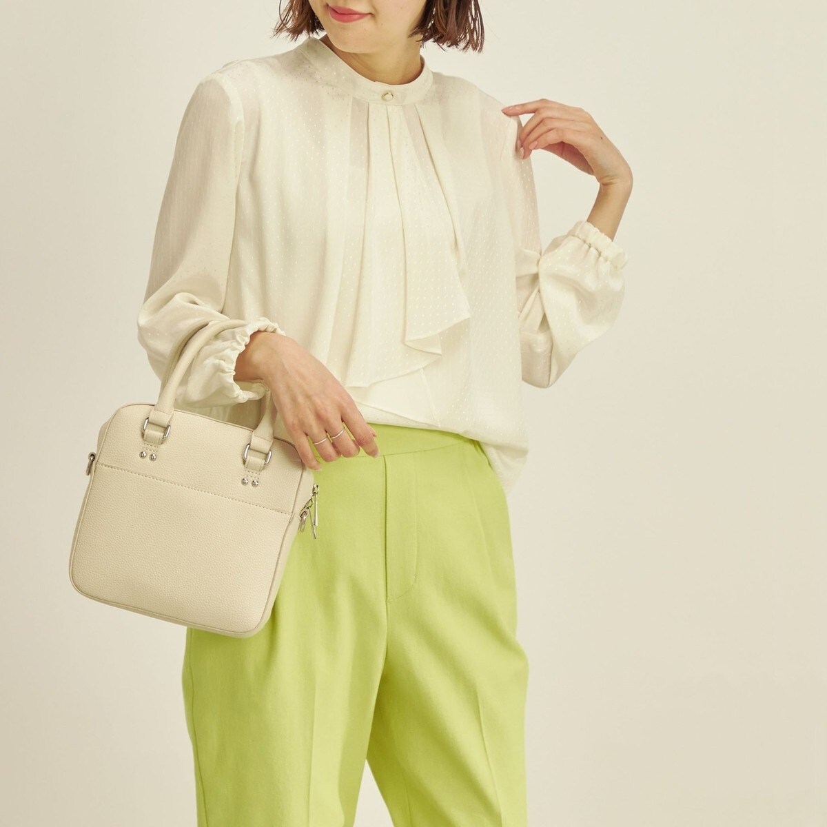 手洗い可能〉ドビードット ボウタイ ブラウス | シップス(SHIPS