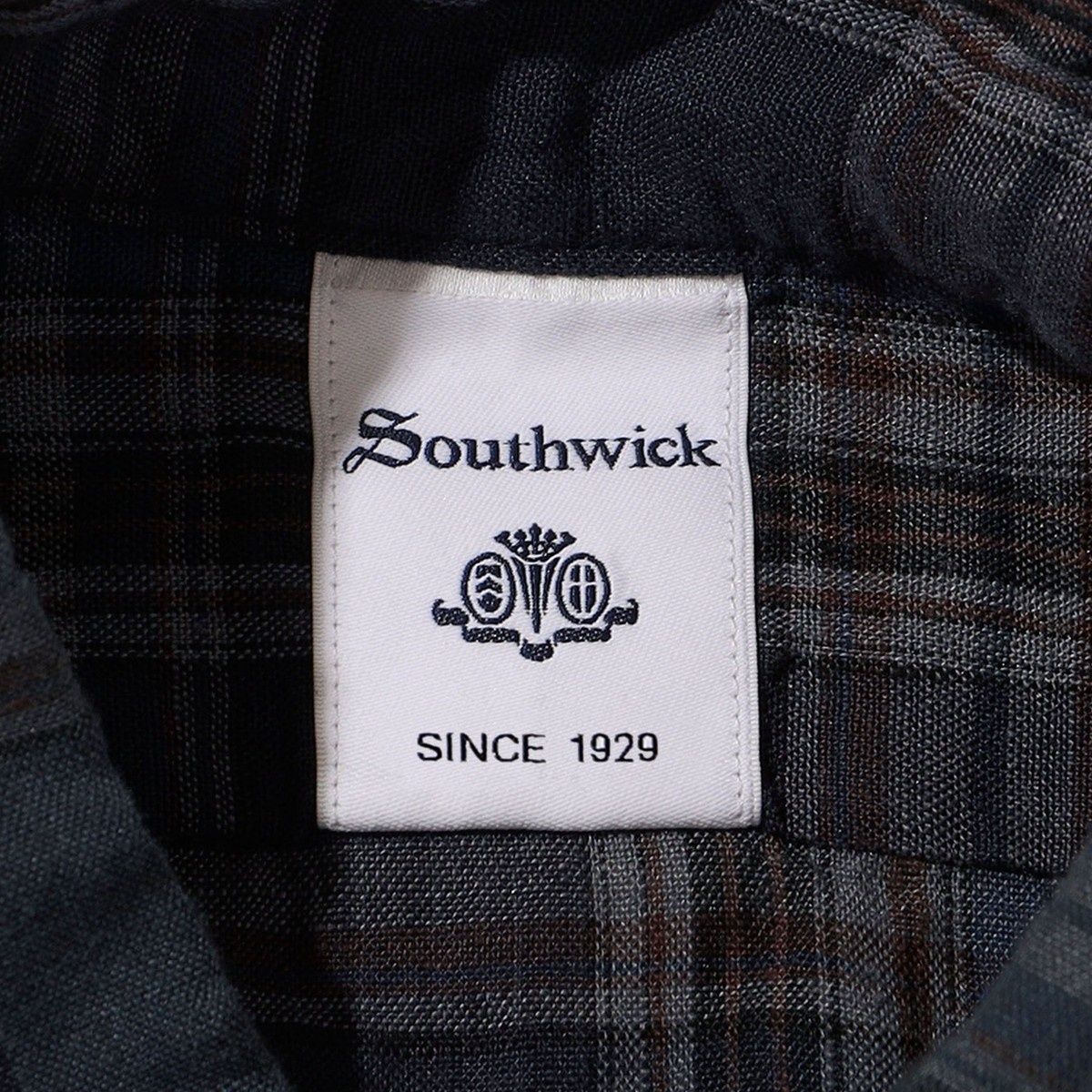 Southwick Gate Label: リネン ボタンダウン プルオーバーシャツ S/S