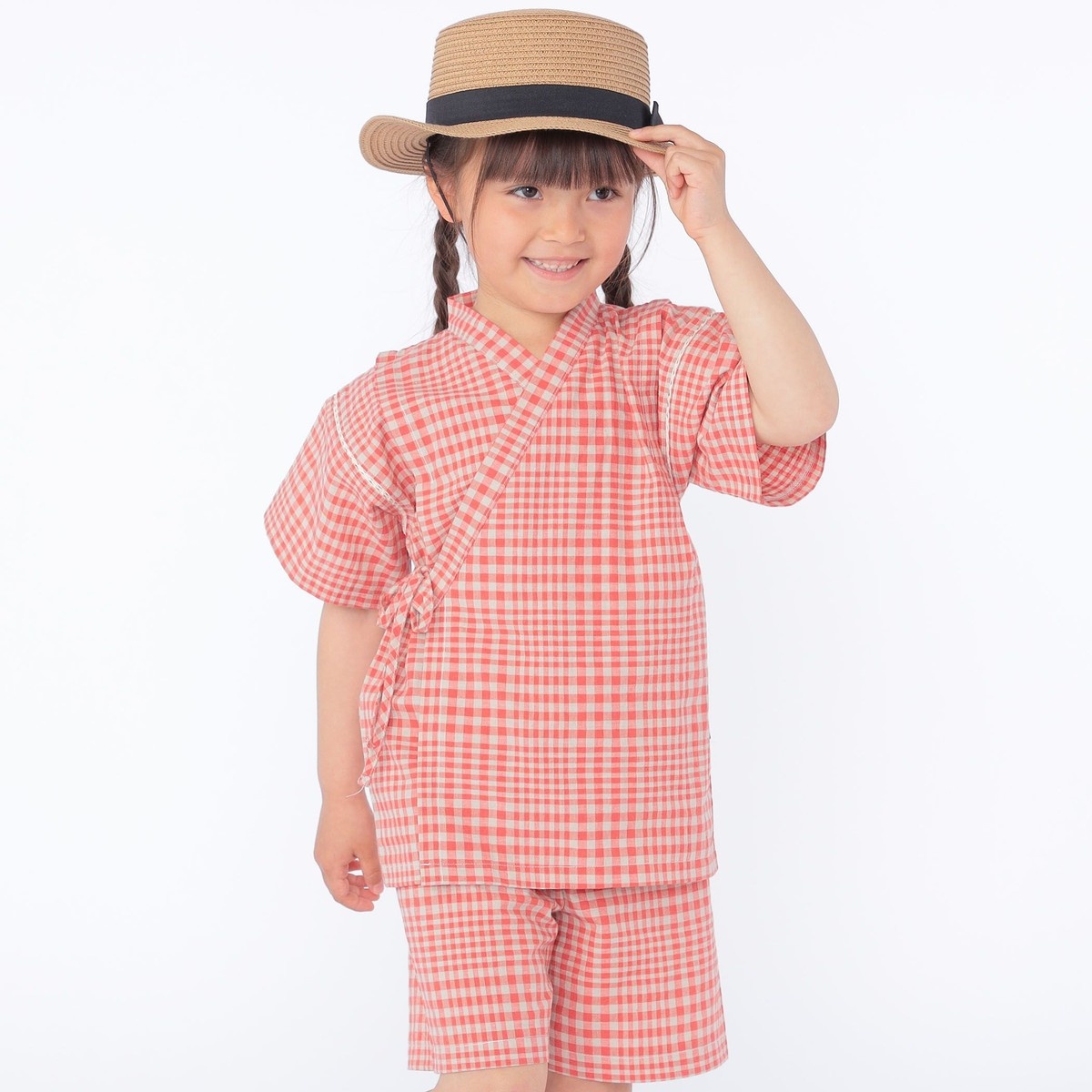 SHIPS KIDS:100～120cm / 綿麻 甚平 | シップス(SHIPS) | 514920050