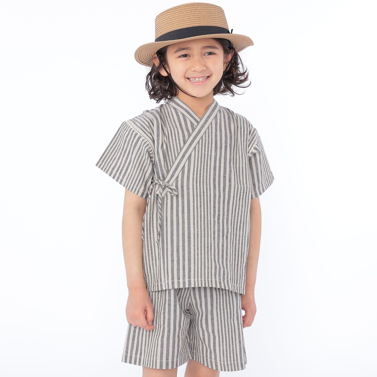 SHIPS KIDS:100～120cm / 綿麻 甚平 | シップス(SHIPS) | 514920050