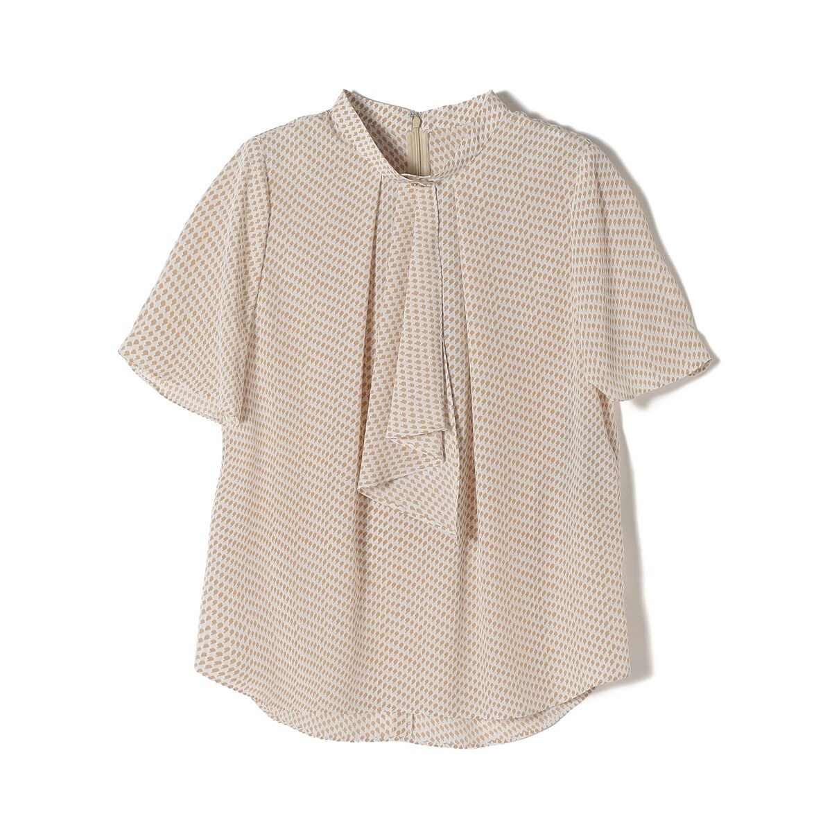 手洗い可能〉幾何学 ボウタイ ショート スリーブ ブラウス | シップス