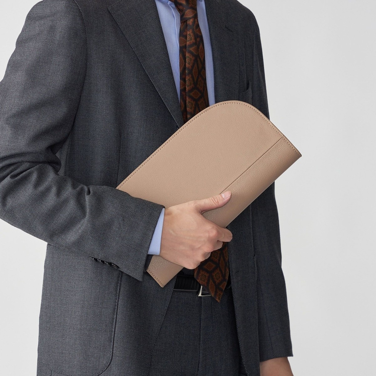 冠婚葬祭 対応】 サフィアーノレザー クラッチバッグ | テットオム