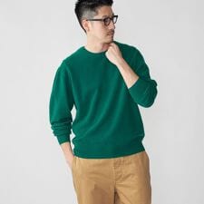 SHIPS: スーパー180'S ラム ウール クルーネック ニット