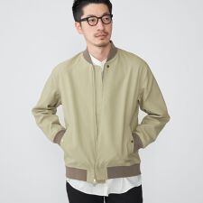 SHIPS: 2WAY ストレッチ ミリタリー ブルゾン