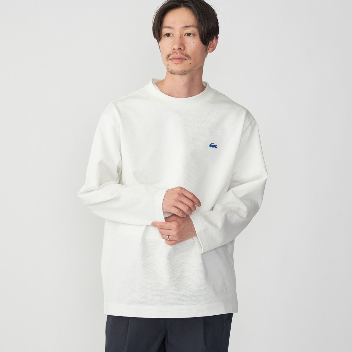 SHIPS別注】LACOSTE: ヘビー ピケ バスクシャツ | シップス(SHIPS