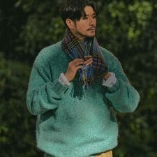 シップス(SHIPS)のSHIPS: フラッフィー メランジ クルーネック プルオーバー ニット