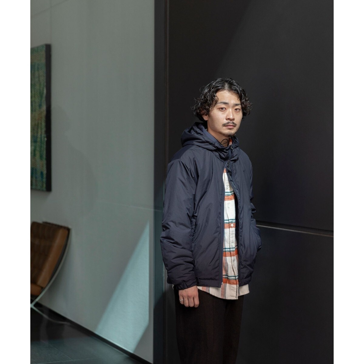 SHIPS:〈撥水〉Thinsulate 中綿 フーデッドパーカー ブルゾン