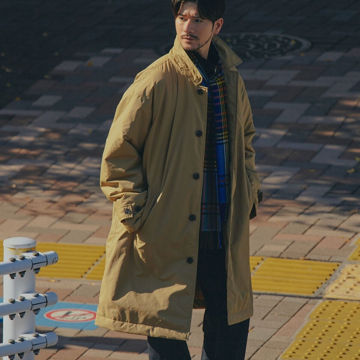 SHIPS:〈撥水〉Thinsulate 中綿 ステンカラーコート | シップス(SHIPS