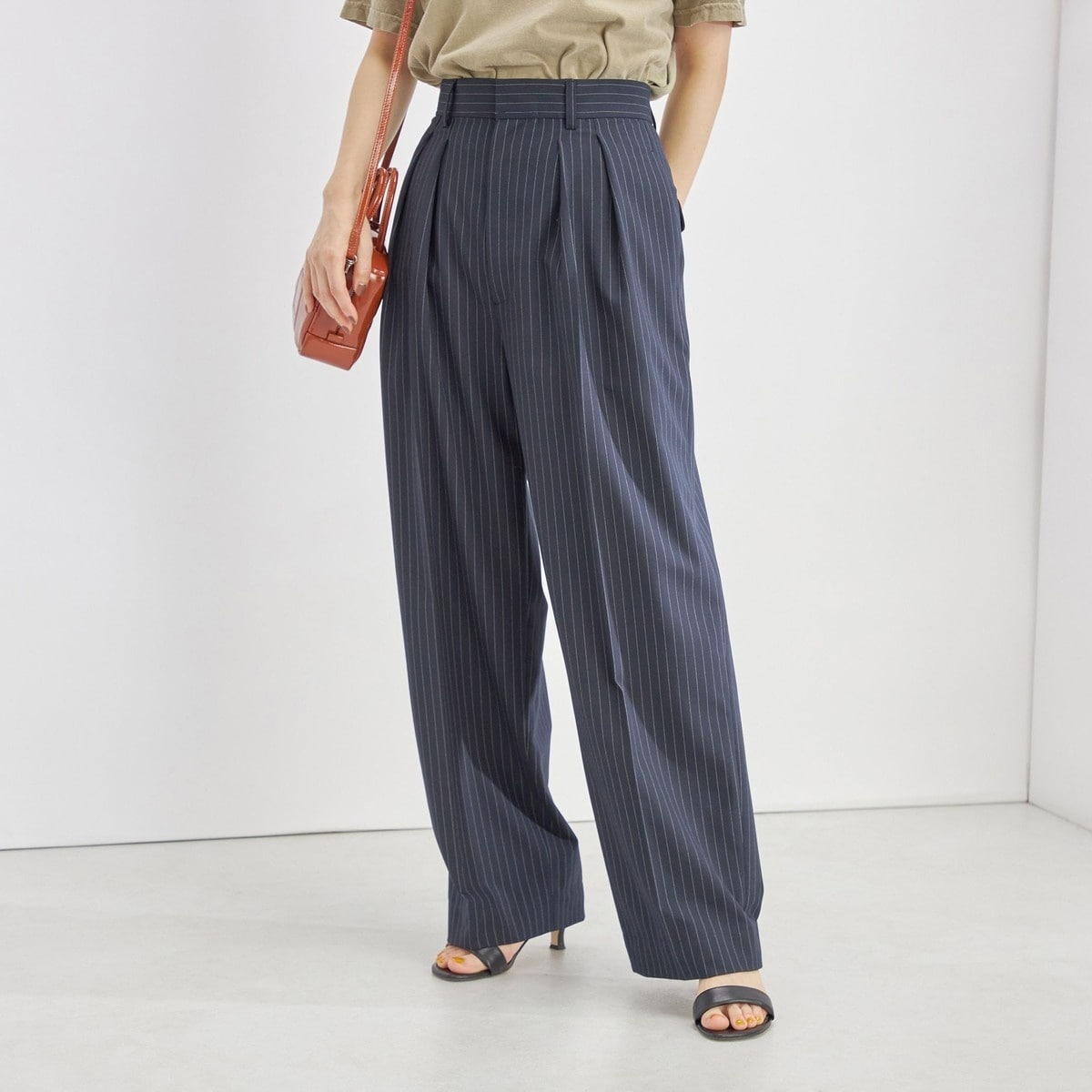 〈手洗い可能〉2タック トラウザー パンツ