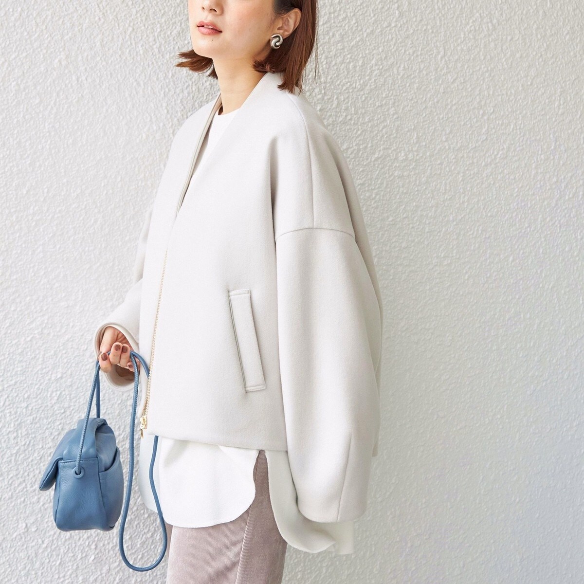 手洗い可能〉パイピング デザイン ジップ ブルゾン ◇ | シップス