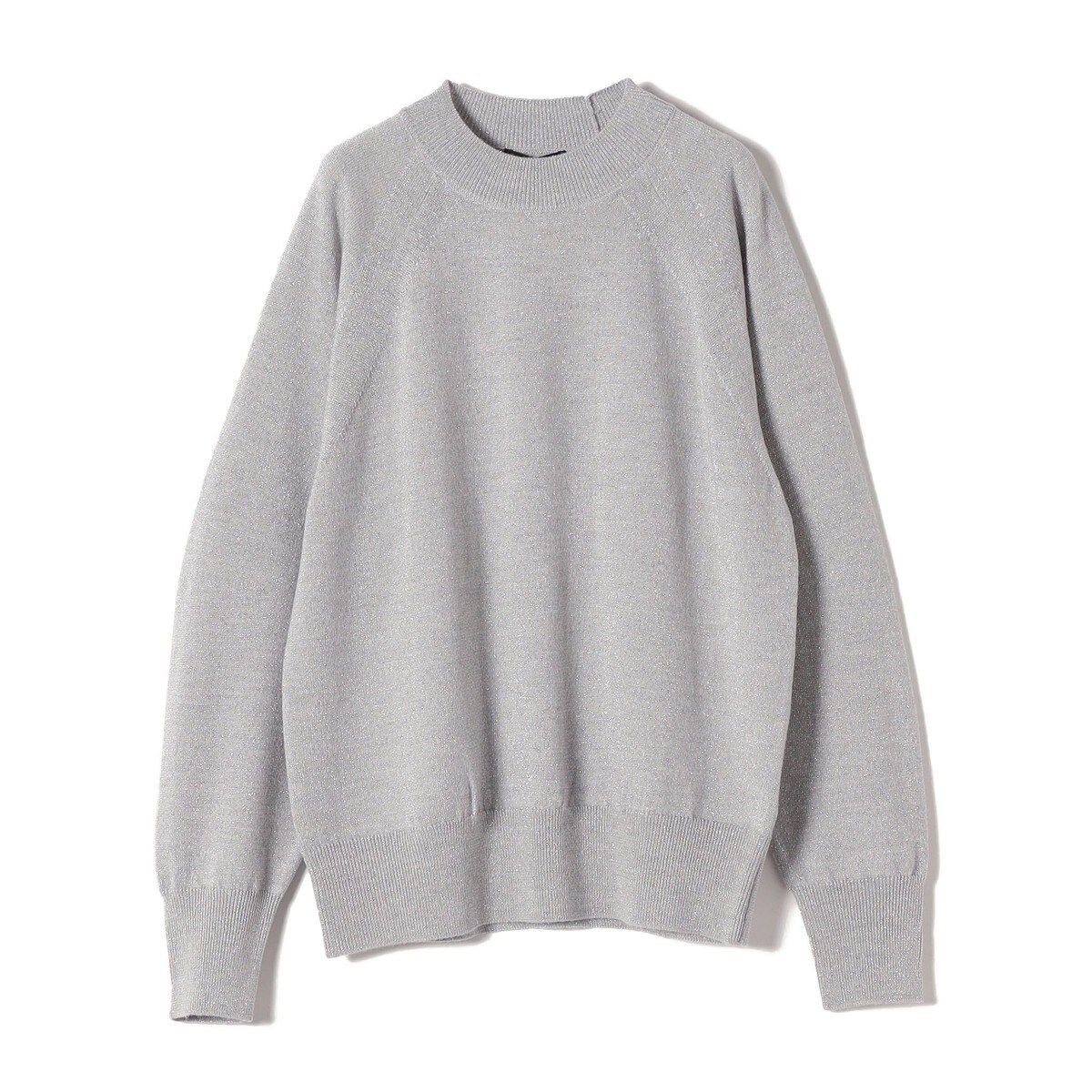第一ネット SHIPS Primary Navy Label:〈手洗い可能〉ラメ ラグラン プル トップス