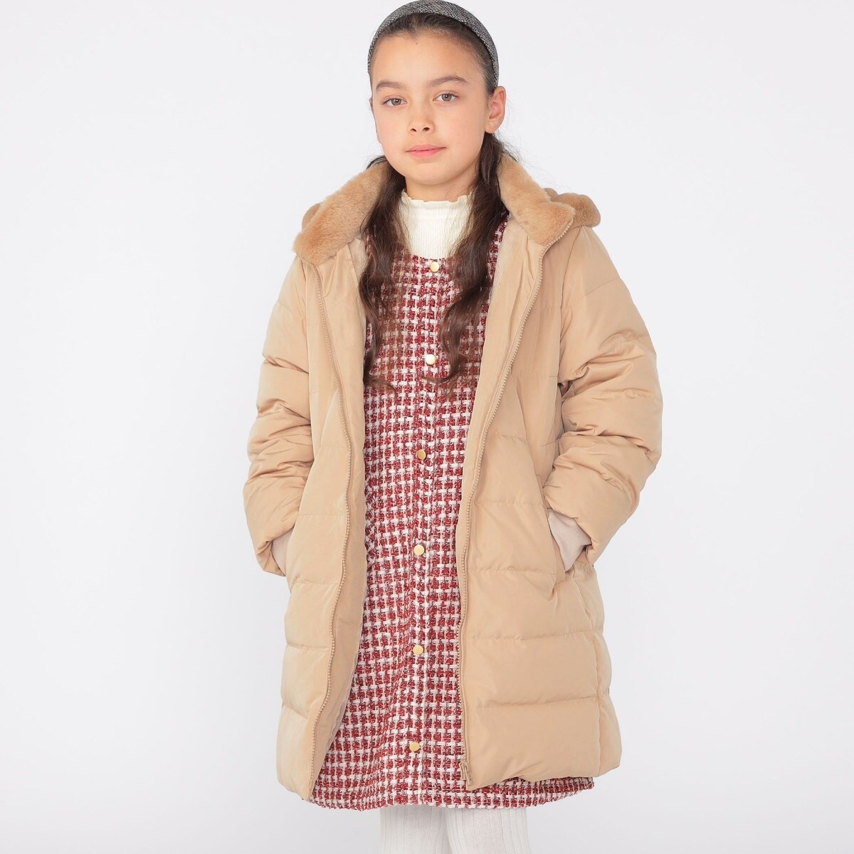 SHIPS KIDS:140～150cm /〈手洗い可能〉リサイクル ダウン コート