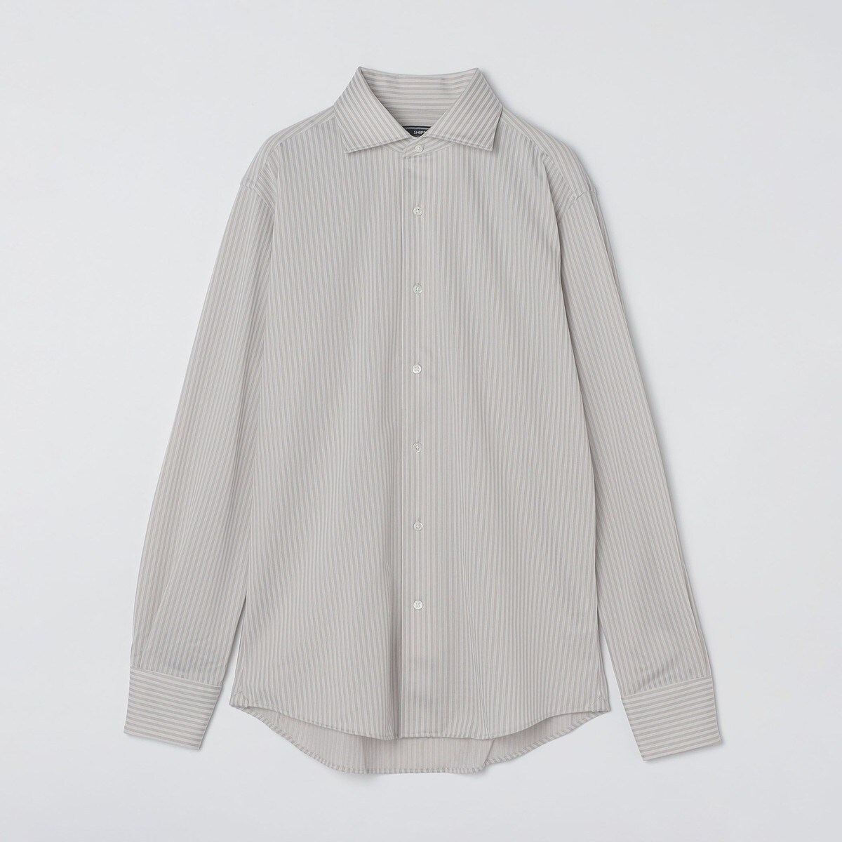 SHIPS: ALBINI ジャージー ロンスト ワンピースカラー シャツ