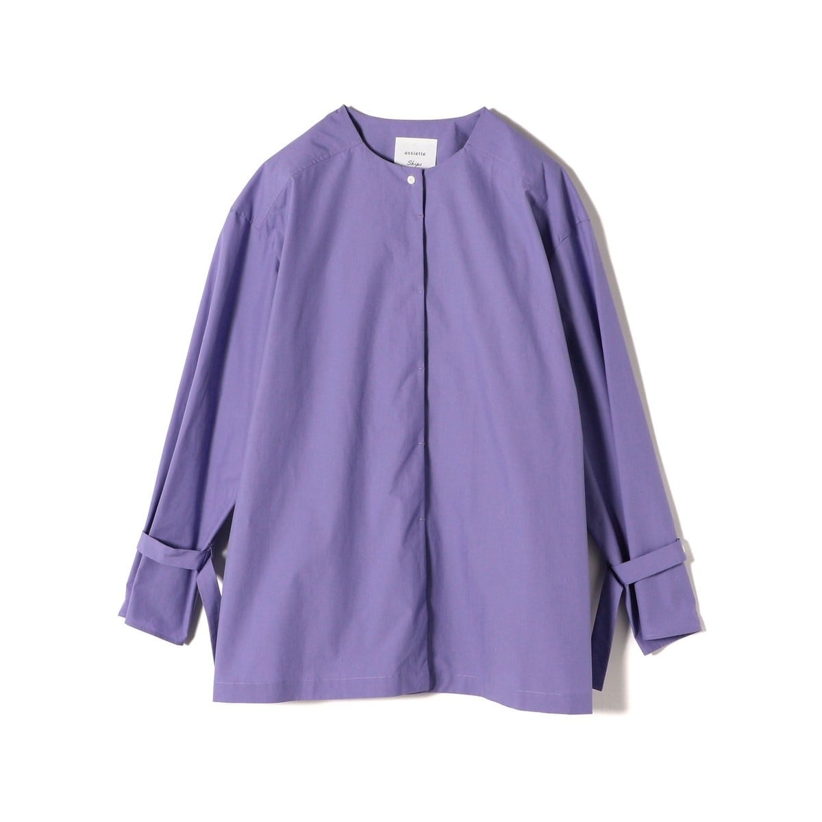 SHIPS Primary Navy Label:〈手洗い可能〉クレリック レース