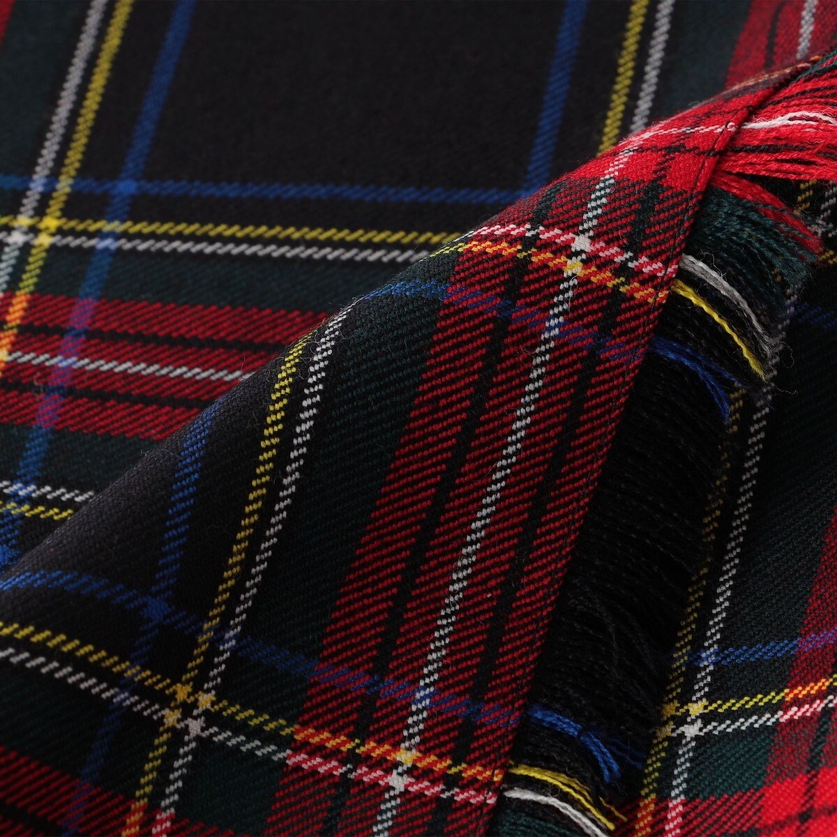 O'NEIL of DUBLIN:100～130cm / ウール チェック キルト スカート