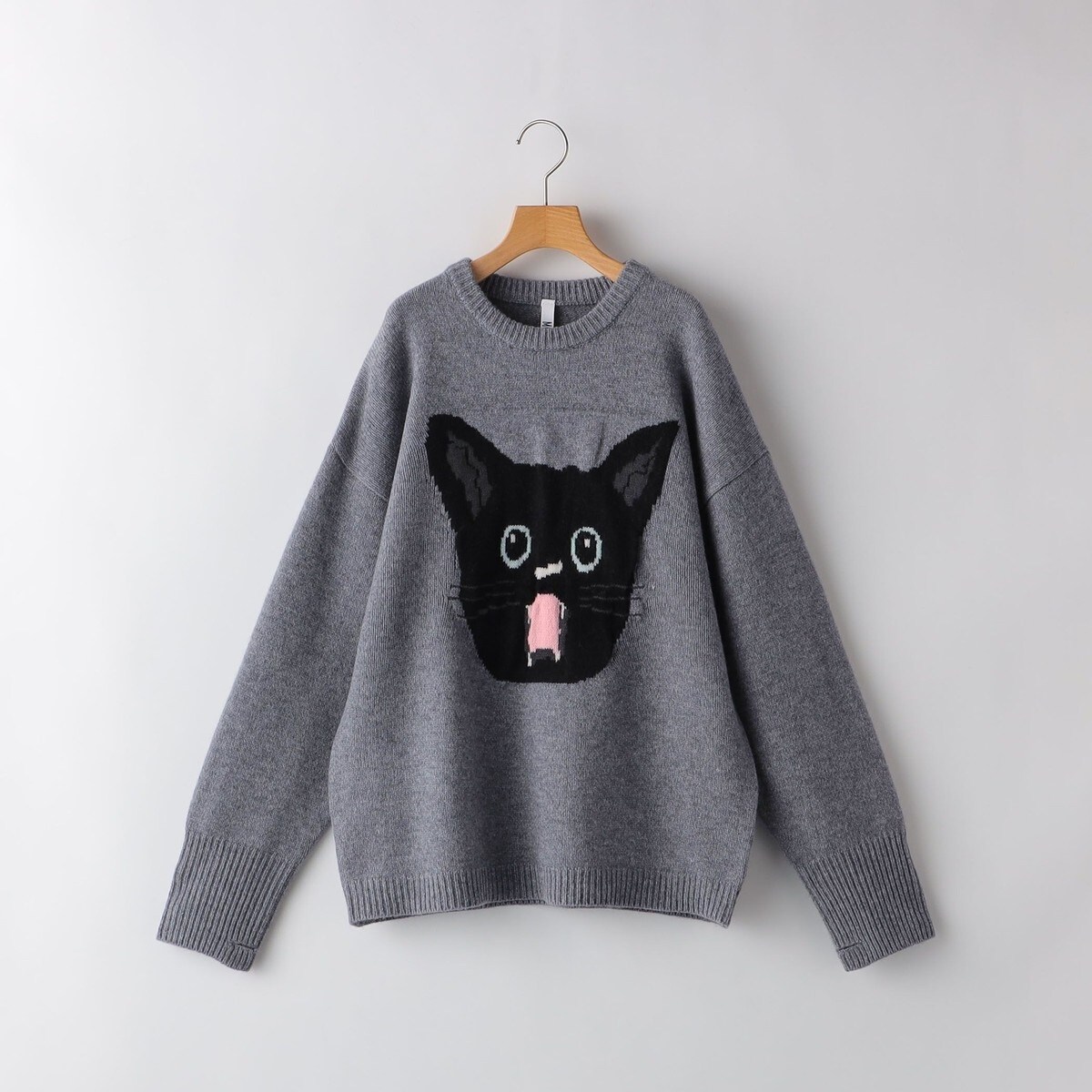 MOUN TEN.:160cm /〈手洗い可能〉クロネコ ニット | シップス(SHIPS