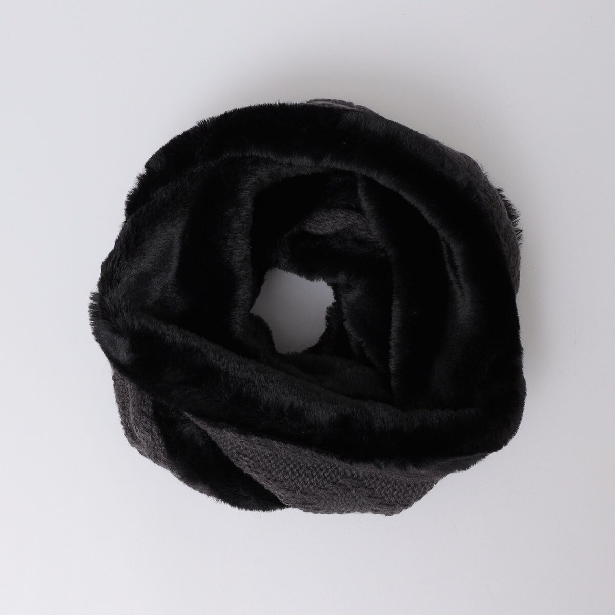 ベージュ シープスキン スヌード KAI SNOOD, スヌード, 日本製｜COGTHEBIGSMOKE