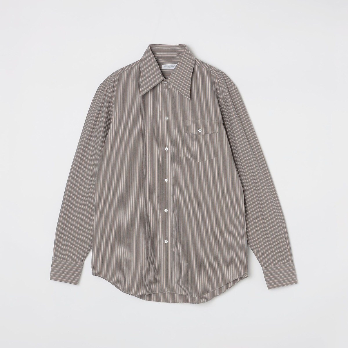 SHIPS別注】Salvatore Piccolo: ロングポイント ストライプ