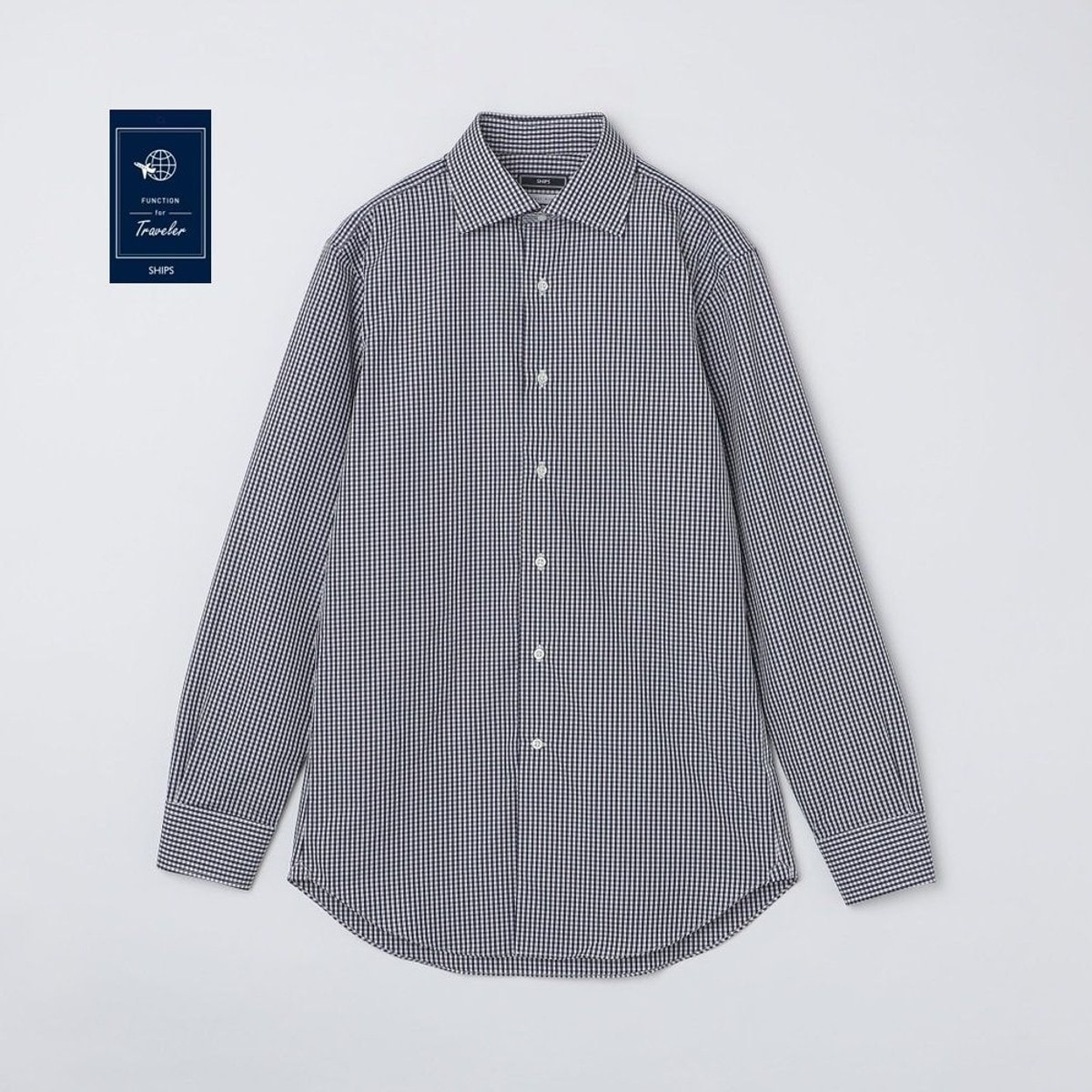 SHIPS: イタリアン ボタンダウン カラミ ソリッド シャツ | シップス