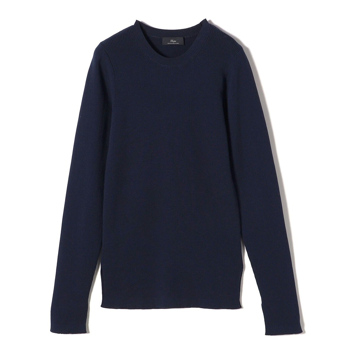 【シップス　ウィメン】SHIPS Primary Navy Label:SUVIN ドルマン プルオーバー（61.81） SHIPS Primary Navy Label:SUVIN ドルマン プルオーバー（61.81