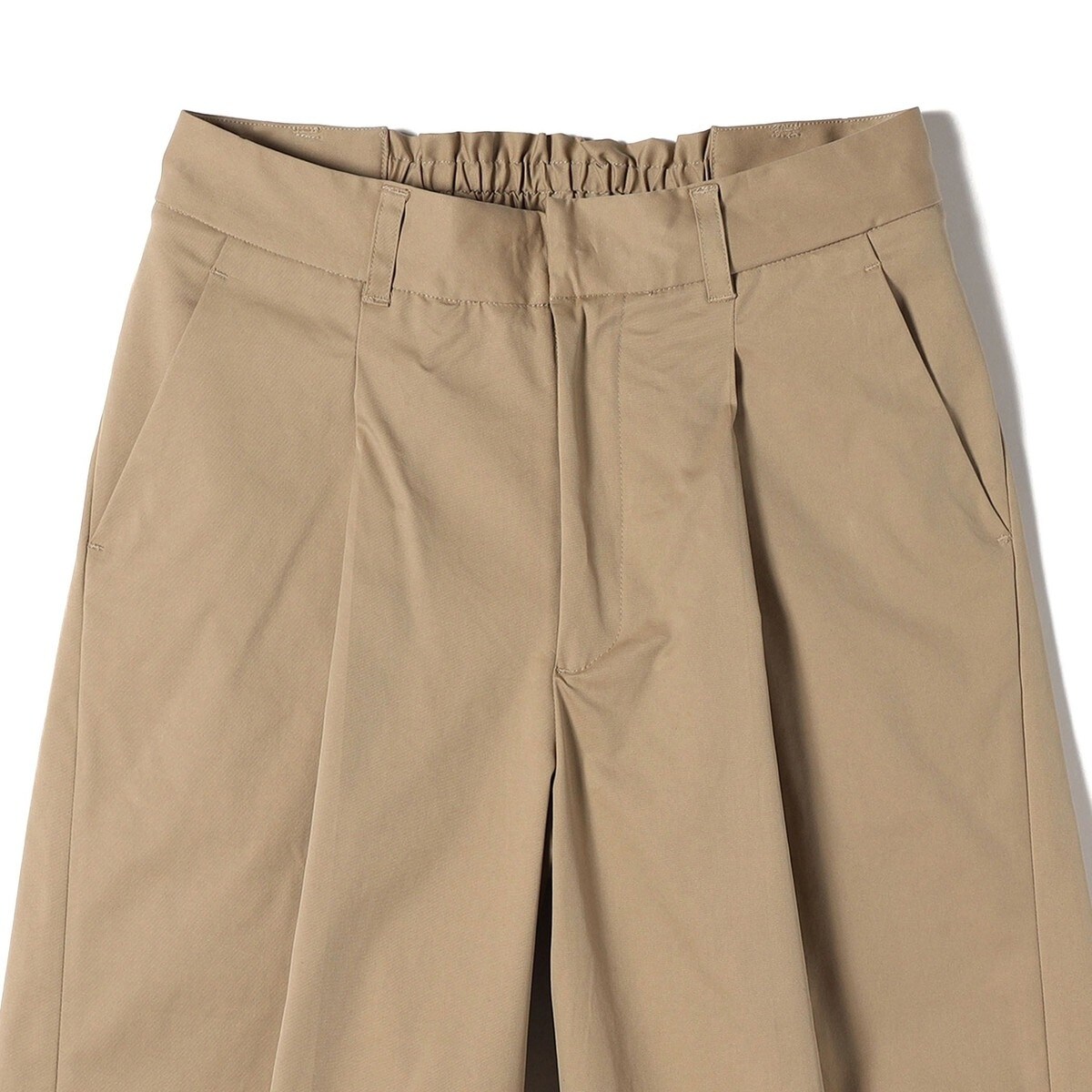 SHIPS Primary Navy Label:〈洗濯機可能〉ワンタック ワイド チノパン