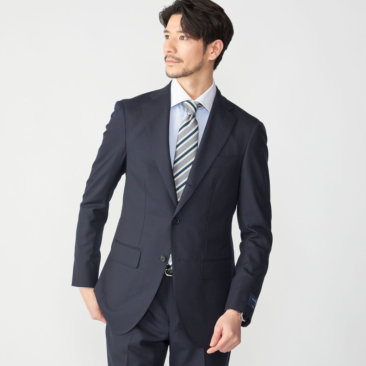 ○期間限定　最終値下げ　新品未使用　Jプレス　スーツ　ネイビー 668 新品 ◇ ジェイプレス Jプレス 段返り3B ビジネススーツ AB6