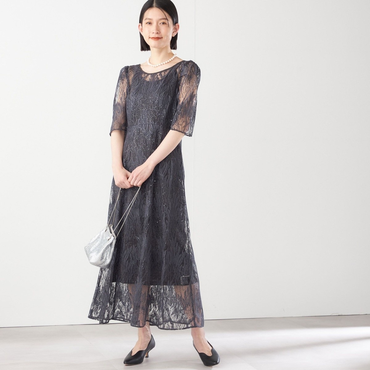 【SHIPS別注】kaene:コードレース ワンピース SHIPS｜<結婚式・パーティ>【SHIPS別注】kaene:コードレース