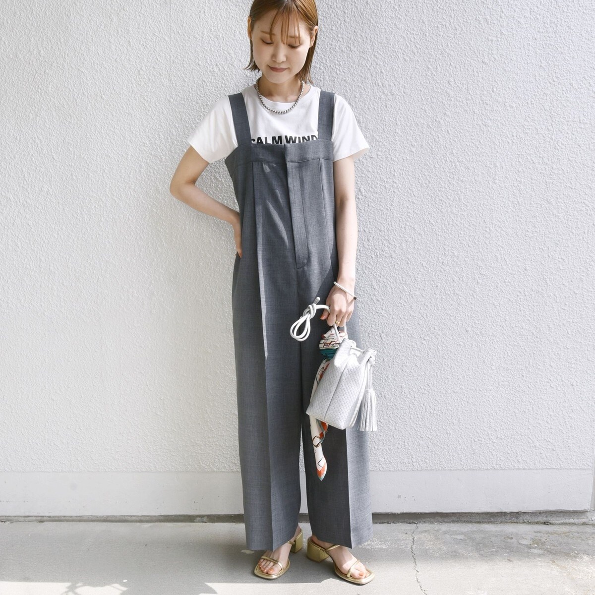＜手洗い可能＞サロペットパンツ SHIPS（シップス）の「〈手洗い可能〉サロペットパンツ