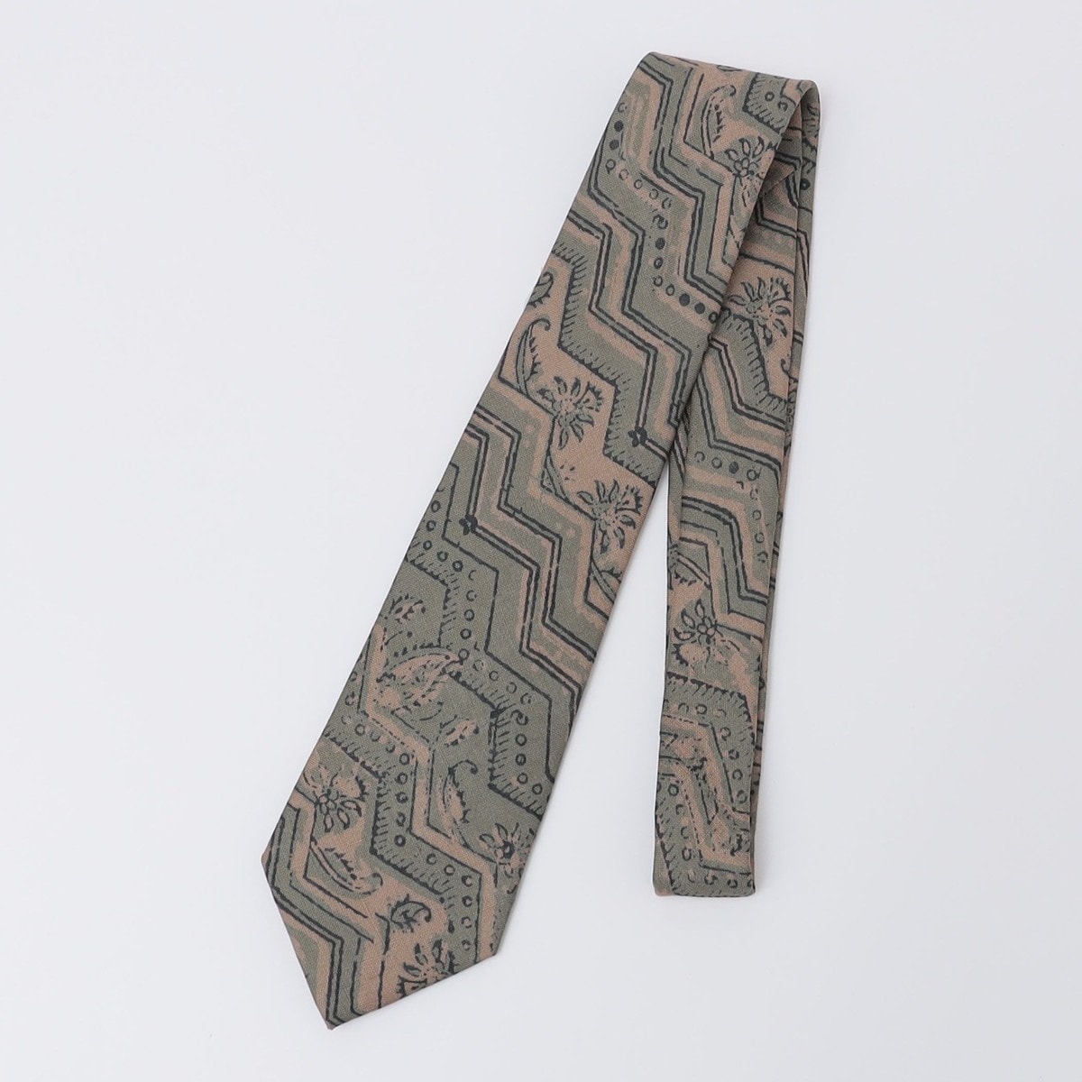 BREUER: リネン ネイビー マドラス チェック ネクタイ | シップス