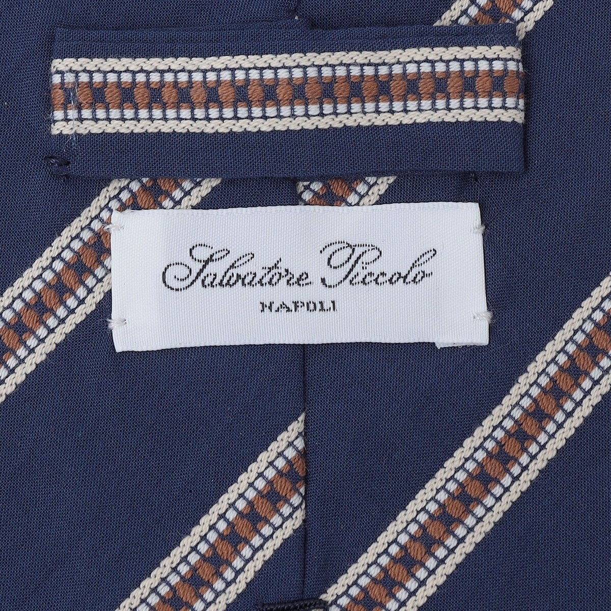 Salvatore Piccolo: ブロイダリー ストライプ ネクタイ | シップス