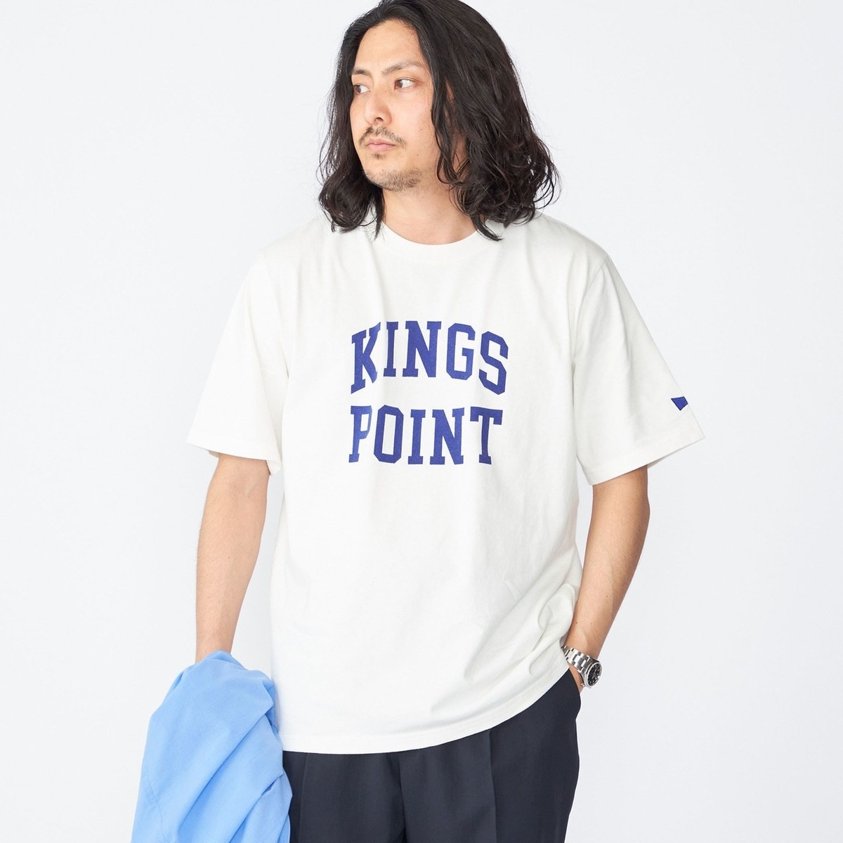 SHIPS別注】KINGS POINT: ロゴ プリント 半袖 Tシャツ | シップス(SHIPS) | マルイウェブチャネル