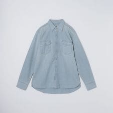 WYTHE NEW YORK: INDIGO CHAMBRAY WORK SHT